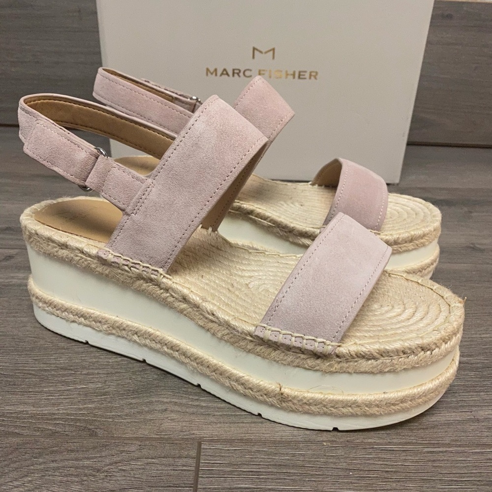 Marc Fisher | Gallia Eapadrille Sandals Light Pink